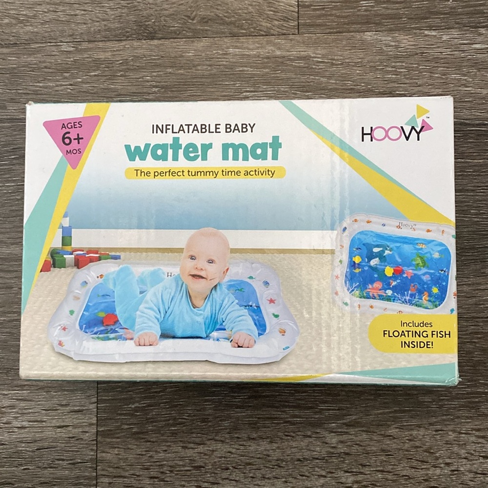 New Hoovy Inflatable Tummy Time Water
Play Mat